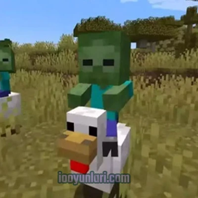 Chicken Jockey hidden lava chicken 2